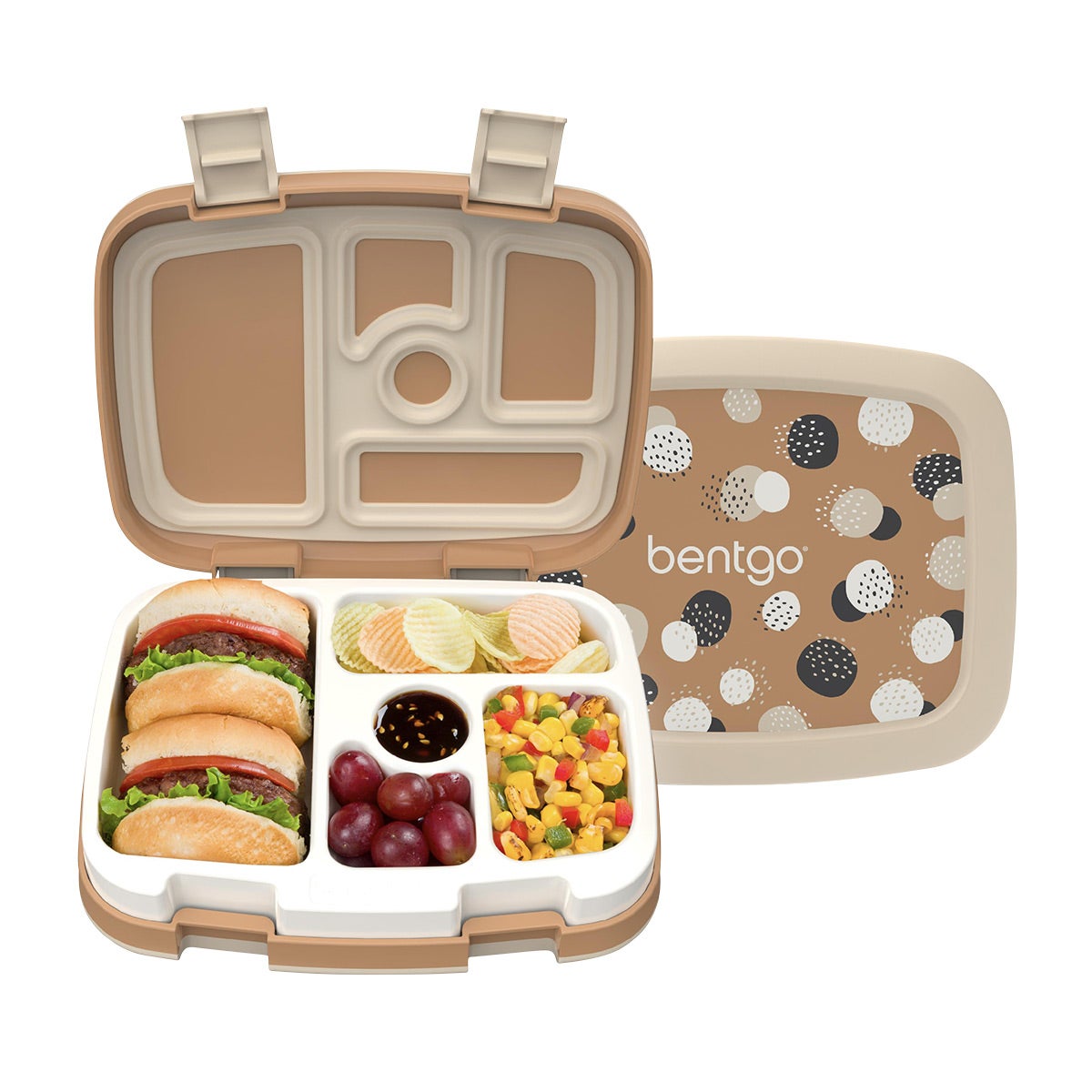 BentGo Kids Print Lunch Box Spots and Dots