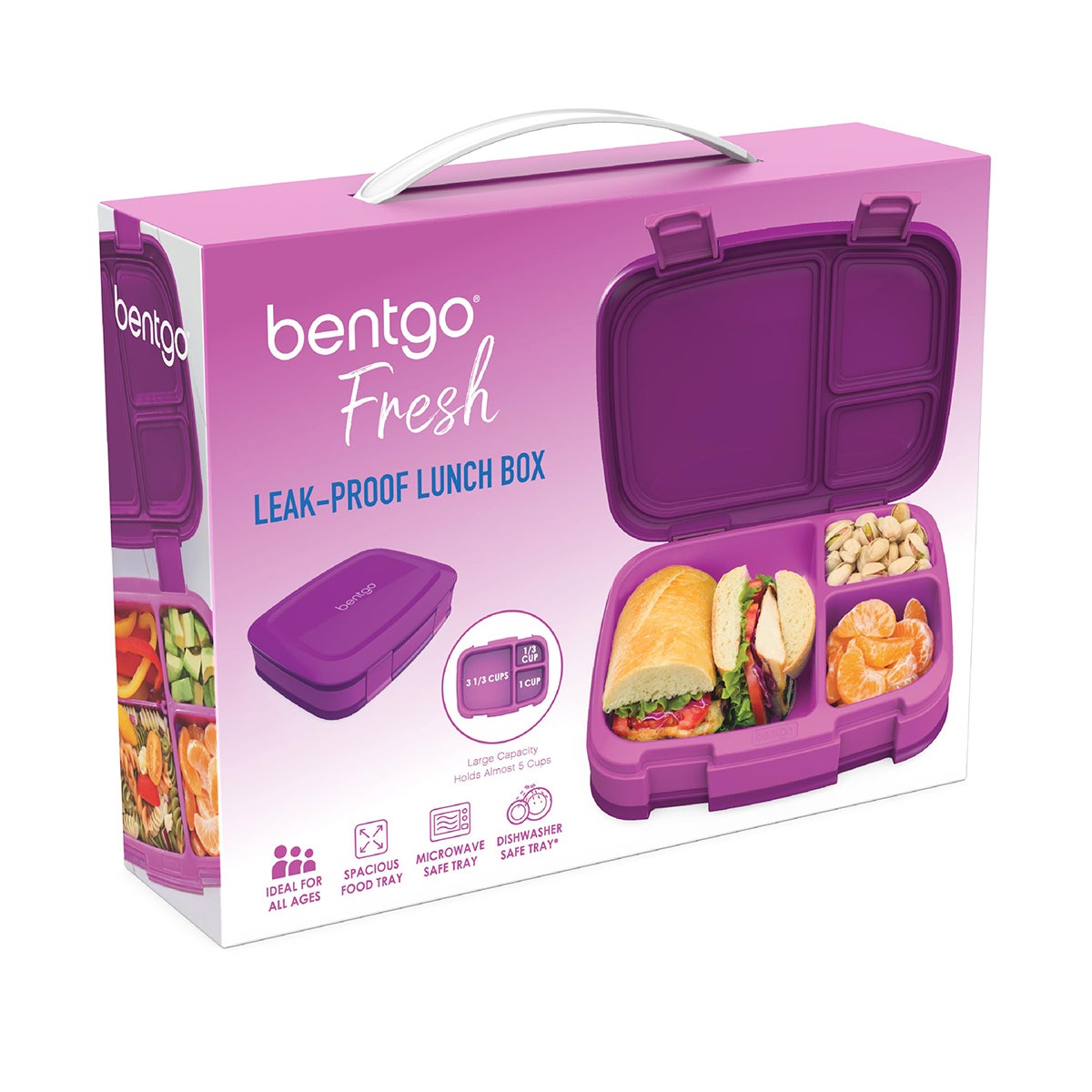 BentGo Fresh Lunch Box Purple