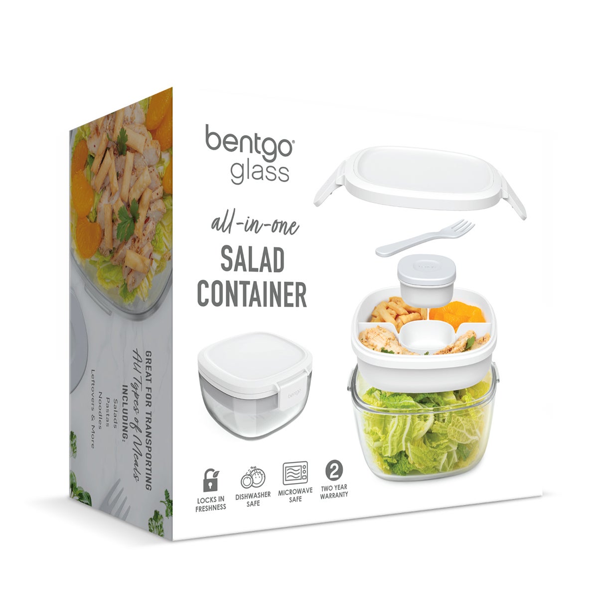 BentGo Glass All-in-One Container White