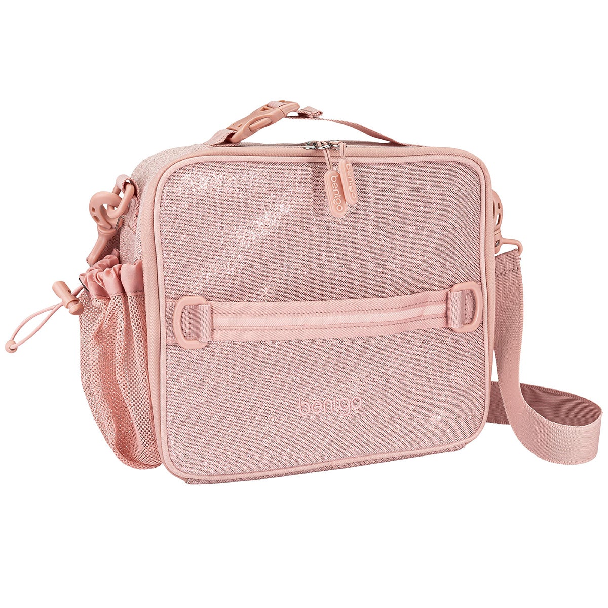 BentGo Kids Print Lunch Bag Petal Pink Glitter