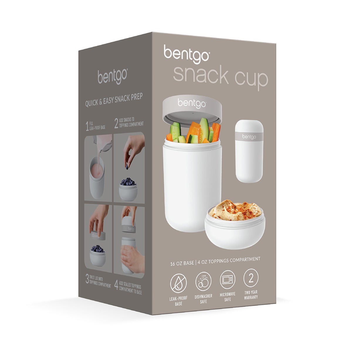 BentGo Snack Cup White
