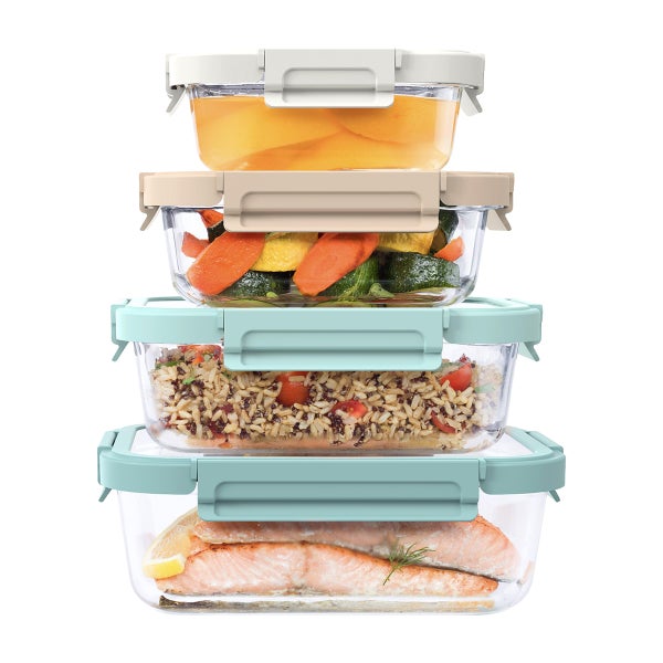 Bentgo 8-Piece Glass Food Storage Set