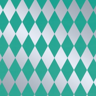 The Container Store Silver Diamonds Wrapping Paper