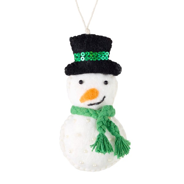 Felt Snowman Tie-On