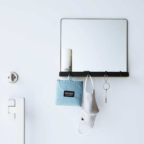 Yamazaki Tower Magnetic Storage Rack With Mirror