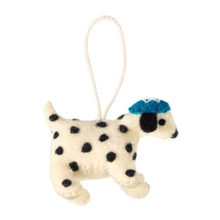 Felt Yarmulke Dog Tie-On Ornament