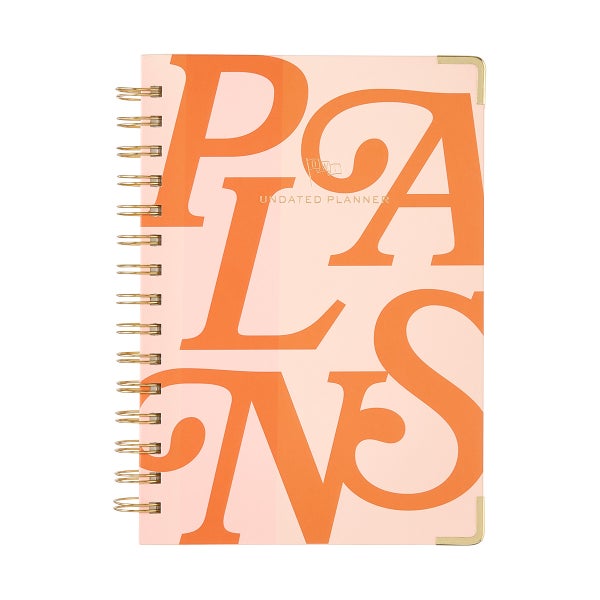 DesignWorks 13-Month Undated Planner