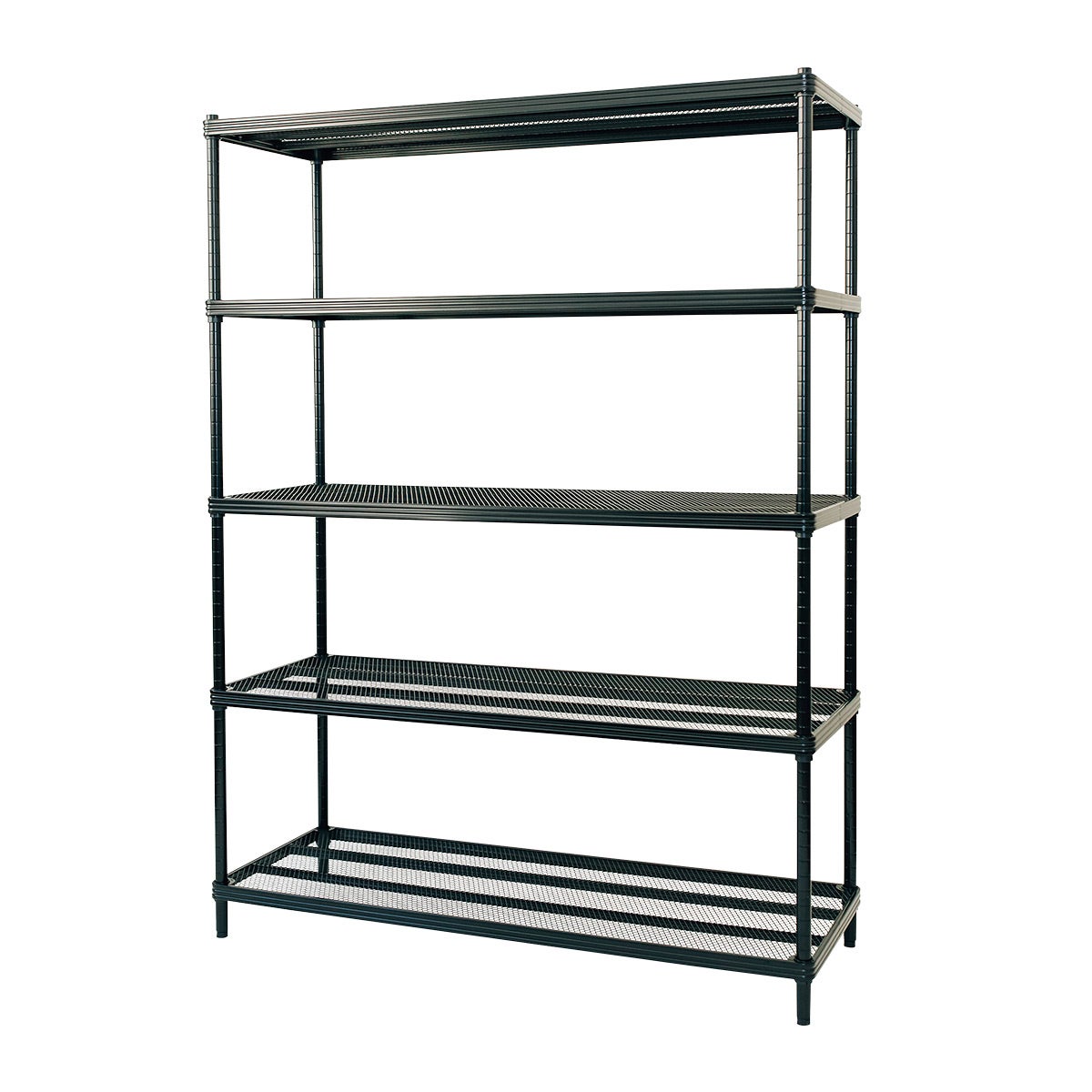 Design Ideas MeshWork Shelving-5 Tier-Black Black