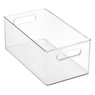iDesign Clear Linus Deep Plastic Bin