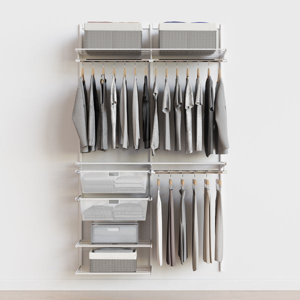 Elfa Classic 4 Reach In Closet The Container Store