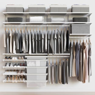 Decor Plus by Elfa 8' x 16" Closet with Mesh Drawers