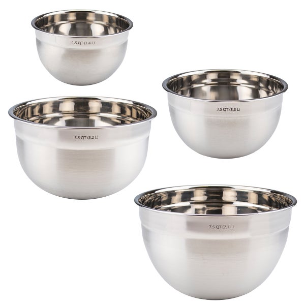 Tovolo Stainless Steel Whisking Bowl Set of 4