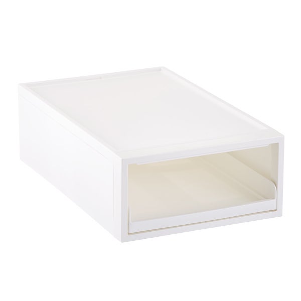Like-It White Stacking Drawer Trays | The Container Store