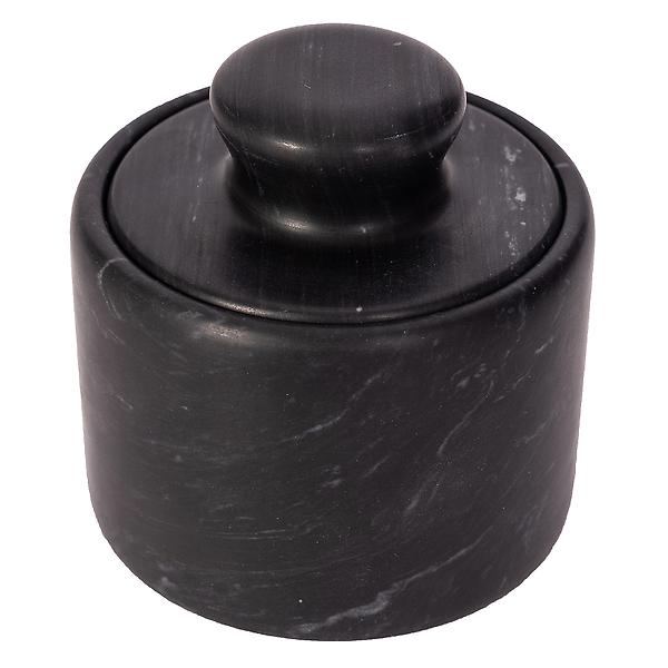 Artifacts Trading Co. Marble Salt Cellar with Lid