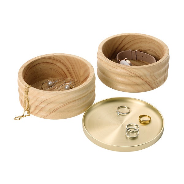 Umbra Tesora Wood Storage Box | The Container Store Umbra Tesora Wood Storage Box | The Container Store