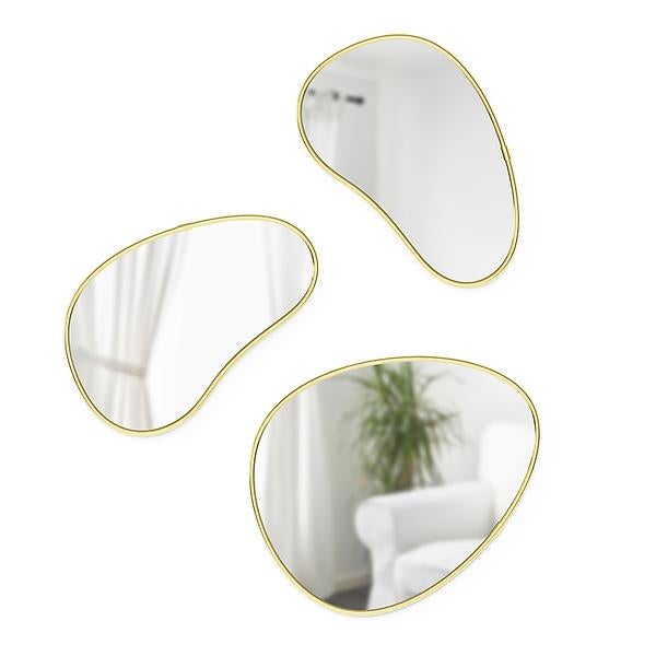 Umbra Hubba Pebble Mirror Set of 3