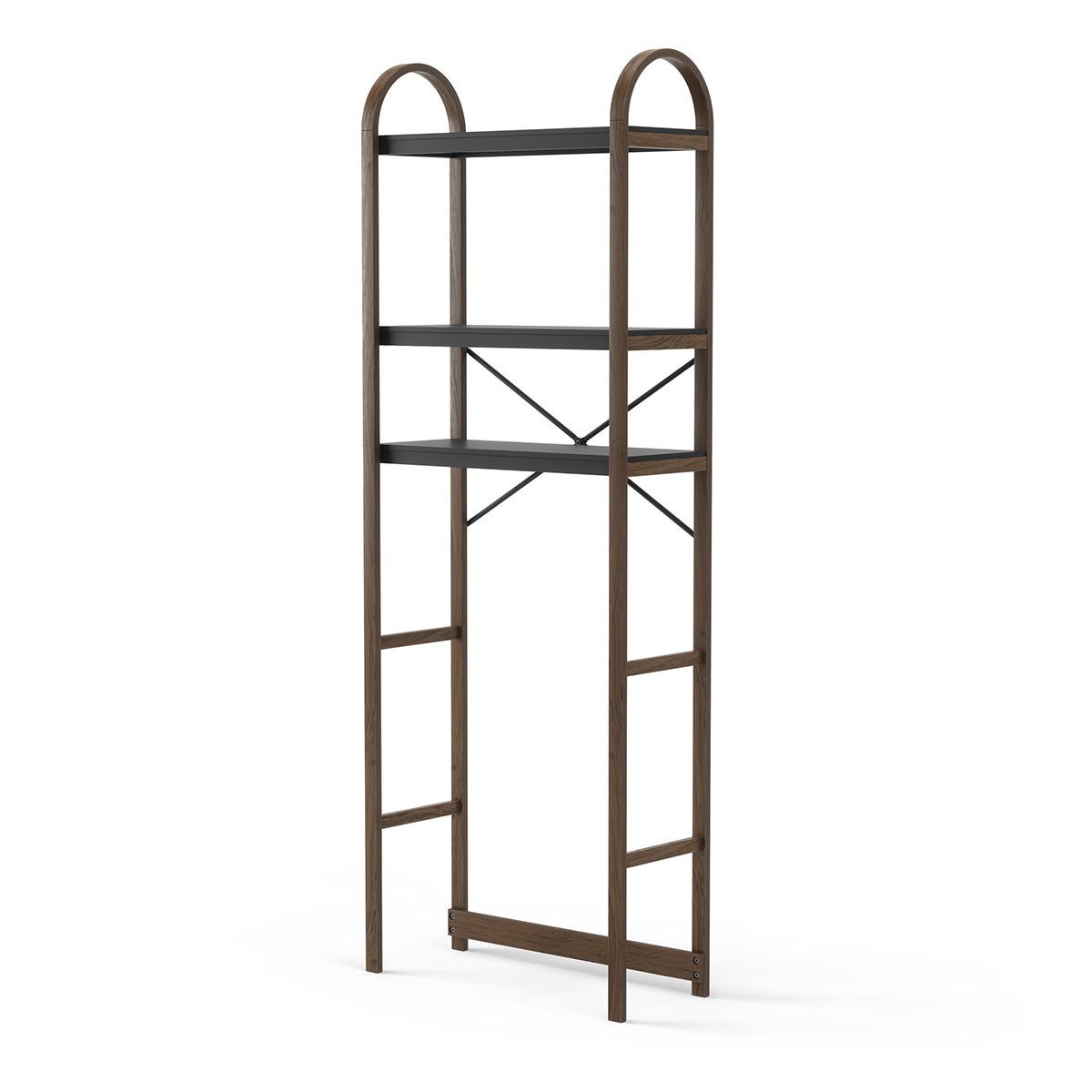 Umbra BELLWOOD OVER THE TOILET SHELF Black/Walnut