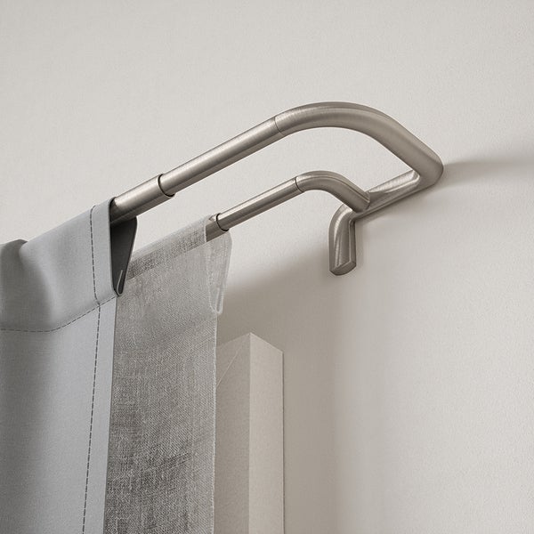 Umbra Twilight Double Curtain Rod Black 76 213 | Design Is This