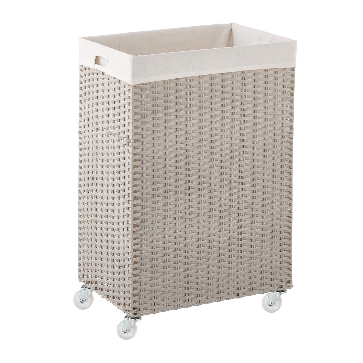 Montauk Rolling Laundry Cart - Thumbnail 3