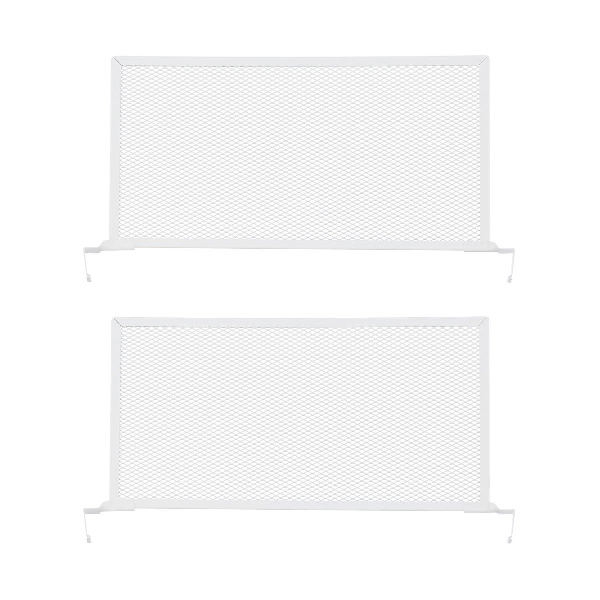 Décor+ by Elfa 16" Solid Shelf Divider Matte White Pkg/2