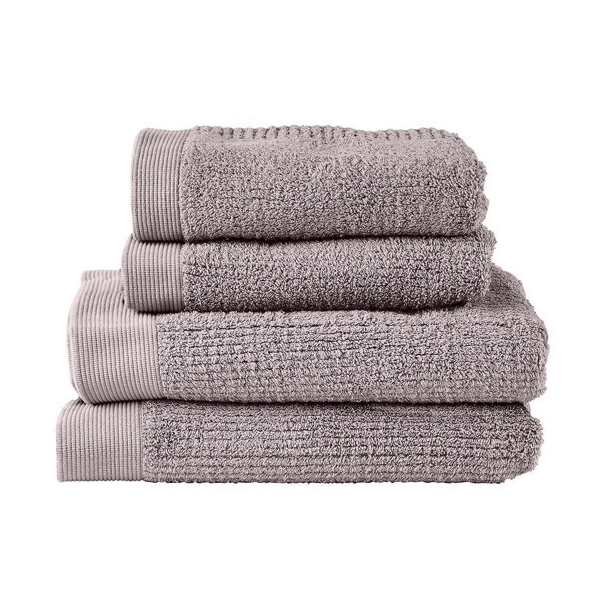 Zone Denmark Hand and Bath Towel Gull Grey Set of 4