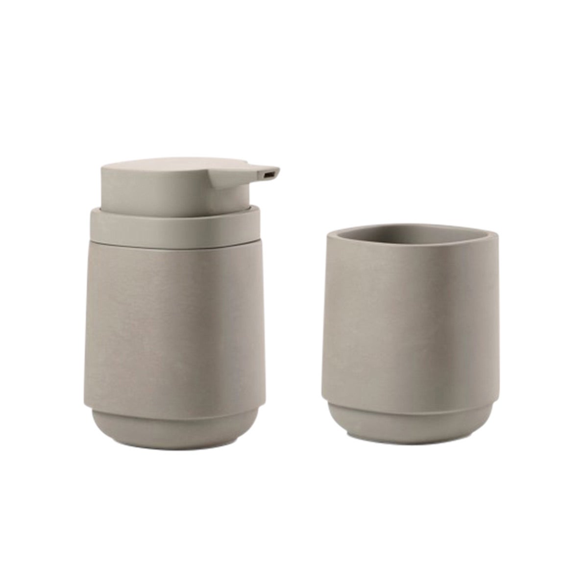 Zone Denmark Time Soap Dispenser and Mug Concrete
