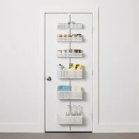 White Elfa Utility Pantry Over the Door Rack