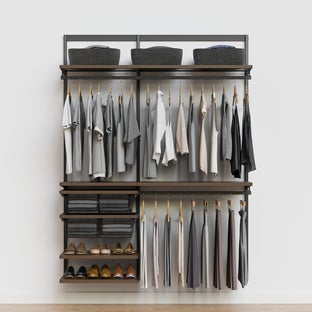 Decor Plus by Elfa 5' with Mesh Drawers