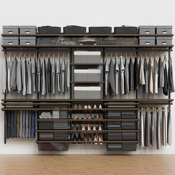 10' Closet Mt Grey & St Birch - Décor+ by Elfa
