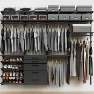 Decor Plus by Elfa 8' Closet with Solid Drawers