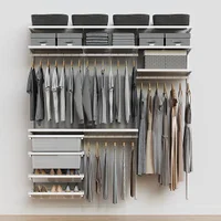 Decor Plus by Elfa 6' Closet with Mesh Drawers
