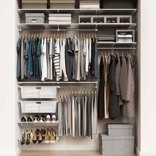 Elfa Classic 6' Reach-In Closet
