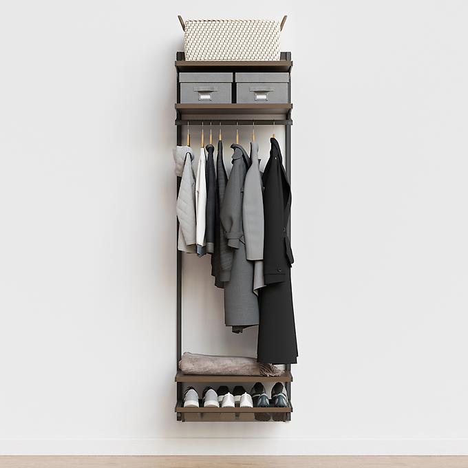 Decor Plus by Elfa 2' Entry Closet | The Container Store