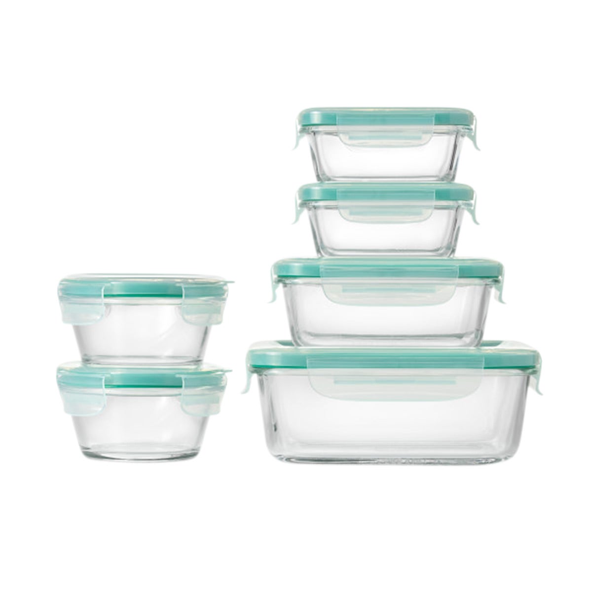 Good Grips 12-Piece Smart Seal Glass Container Set - Thumbnail 2