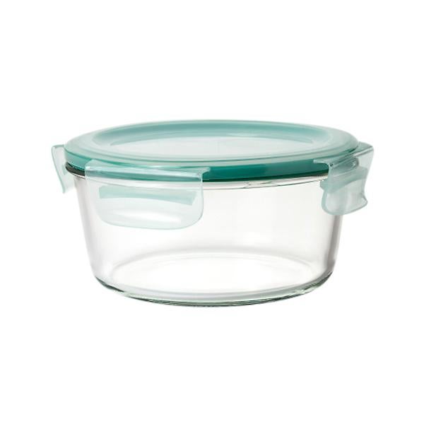 OXO Good Grips 8-Piece Smart Seal Round Glass Food Storage Set