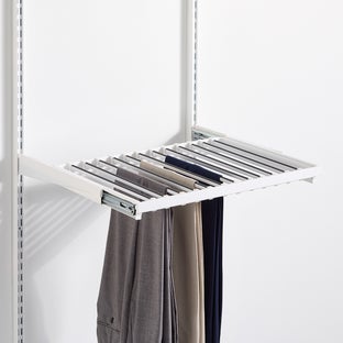 Decor Plus by Elfa Matte White 16" Pant Rack Rods