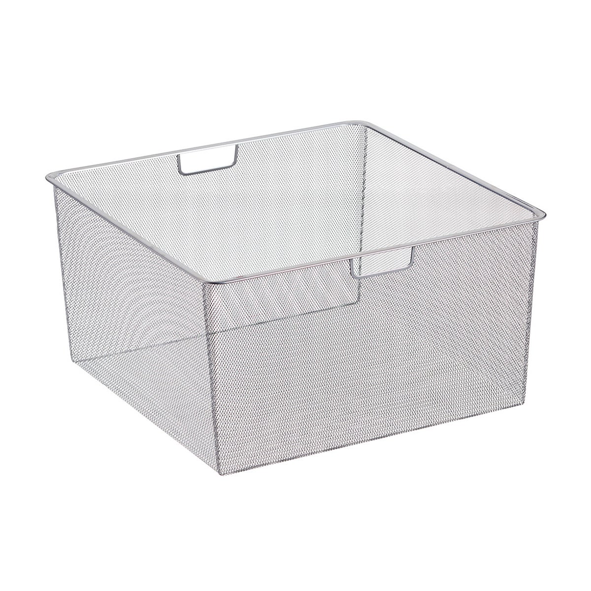 Elfa 22" Wide Mesh 3-Runner Drawer Platinum