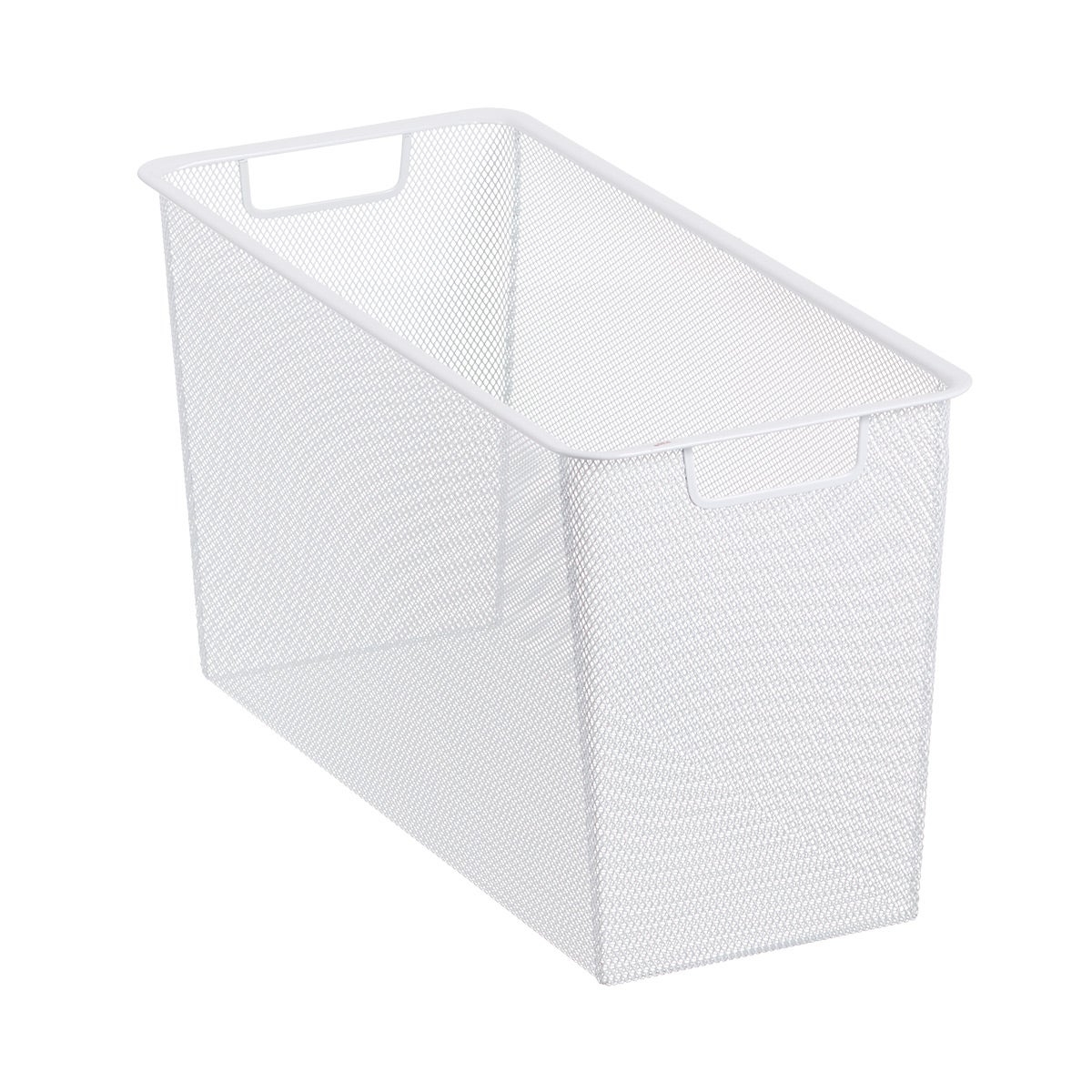 Elfa 10" X-Narrow Mesh 3-Runner Drawer White
