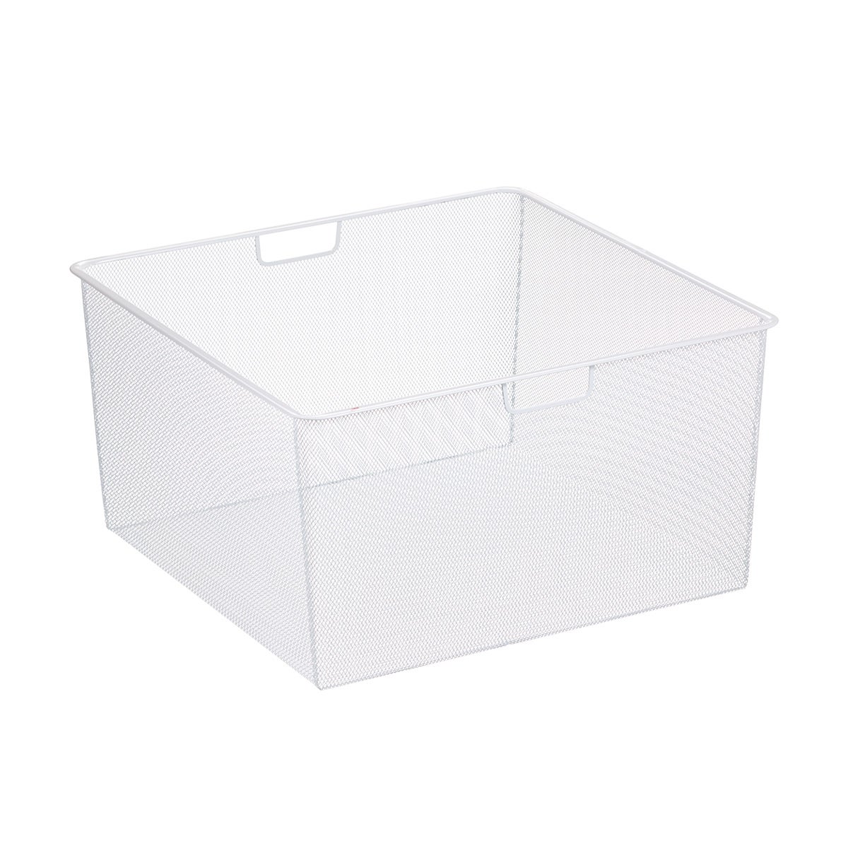 Elfa 22" Wide Mesh 3-Runner Drawer White