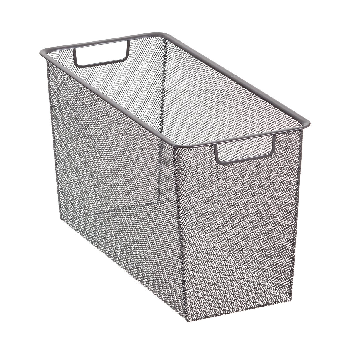 Elfa Classic 10" X-Narrow Mesh 3-Runner Drawer Graphite