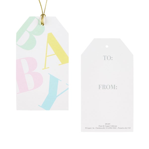 Caspari Tossed Baby Gift Tags Pack of 4