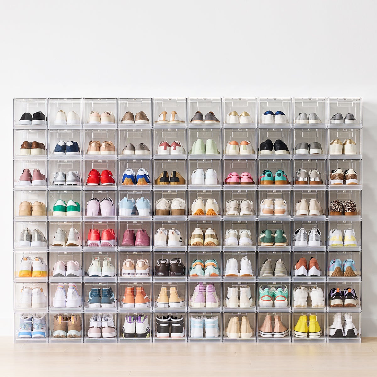 Everything Organizer Small Drop-Front Shoe Box Clear Pkg/80