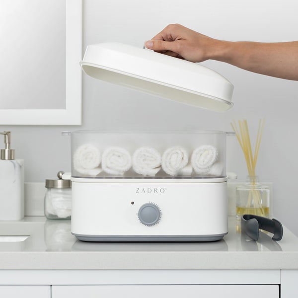 Zadro Countertop Towel Steamer with Tongs | The Container Store