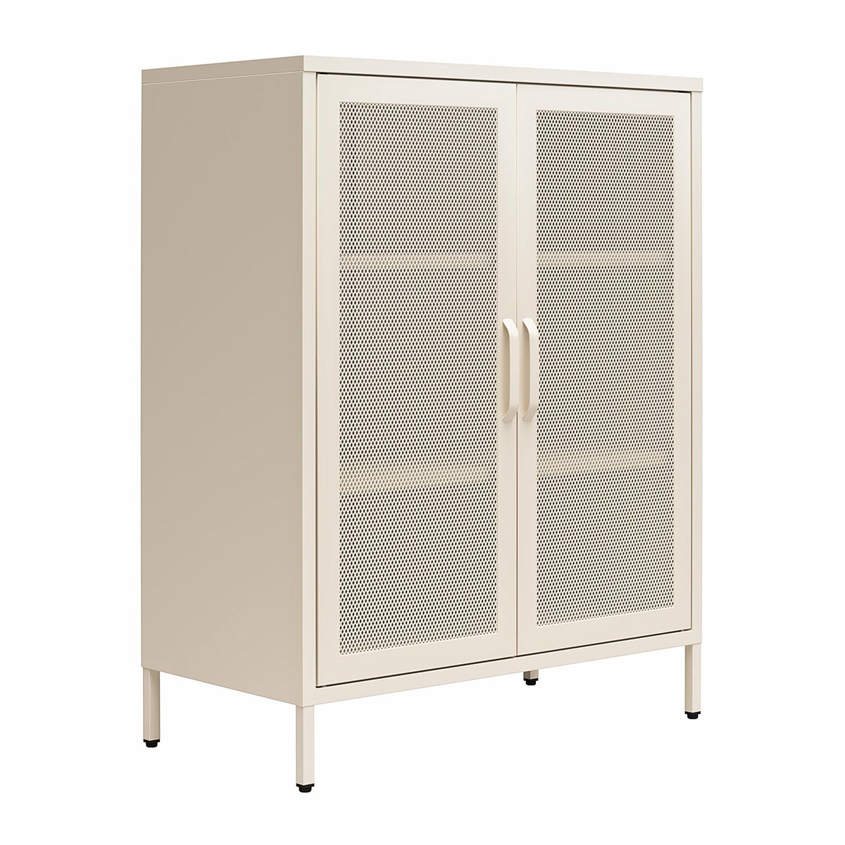 Novogratz Channing 2-Door Metal Locker Accent Cabinet