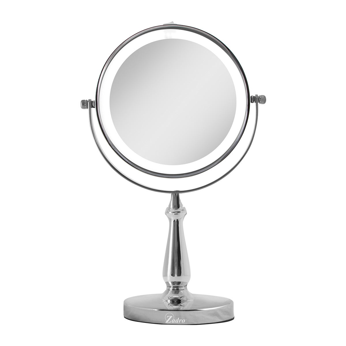 Zadro Two-Sided LED Lighted Mirror Chrome
