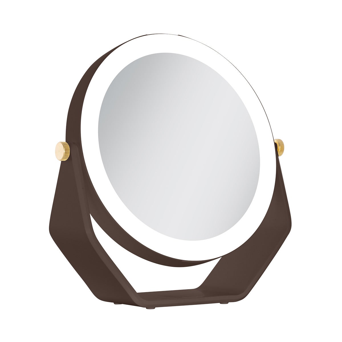 Zadro LED Lighted Vanity Mirror Chocolate