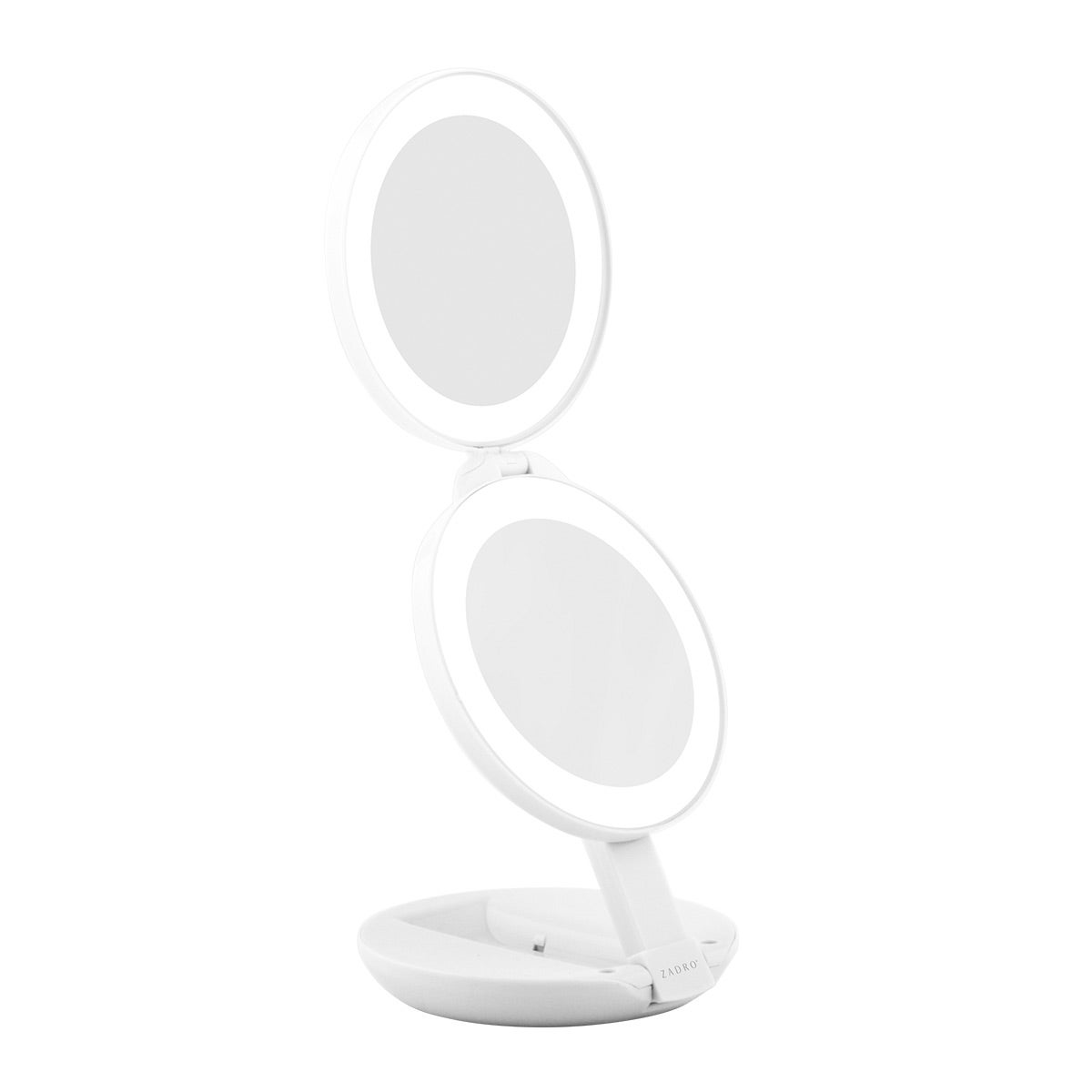 Zadro 1X &10XMagnification Dual LED Lighted Mirror White