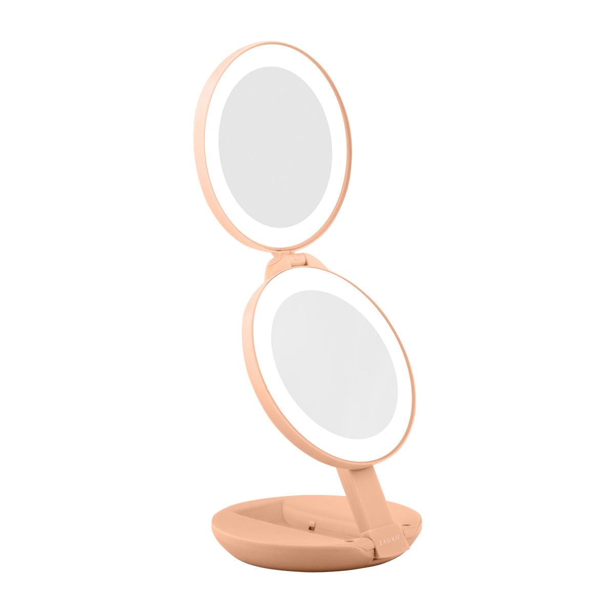 Zadro 1X &10XMagnification Dual LED Lighted Mirror Peach