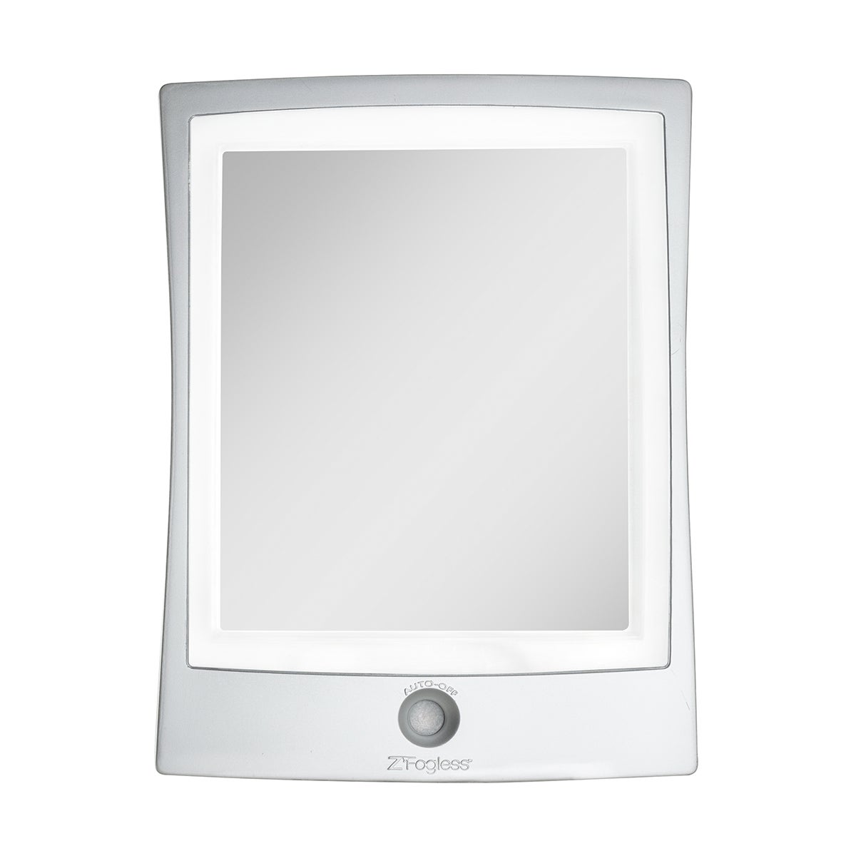 Zadro LED Lighted Fogless Mirror Silver & White