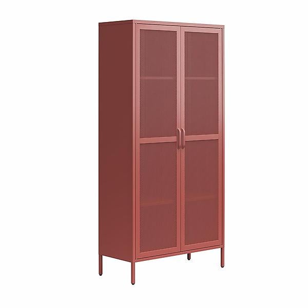 Novogratz Channing Tall 2-Door Metal Locker Storage Cabinet